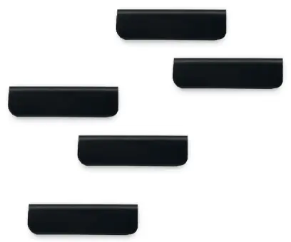 Klip magnetický 60 mm Durafix černý 5 ks