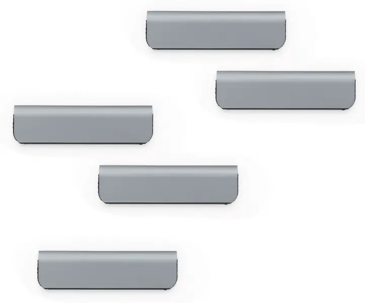 Klip magnetický 60 mm Durafix stříbrný 5 ks