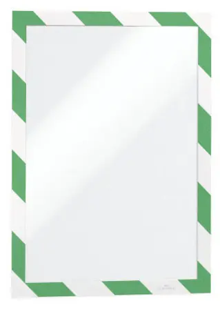 Rámeček Duraframe samolepicí bezpečnostní A4 zeleno/bílý