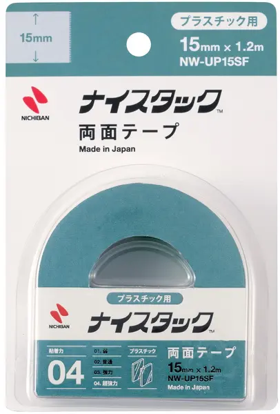 Páska lepicí oboustranná 15 mm x 1,2 m na plasty