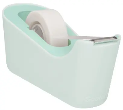 Odvíječ lepicích pásek C18 s páskou 19 mm × 33 m mentolový