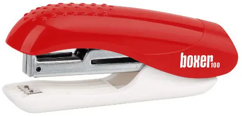 Sešívačka 100 sv. červená Boxer