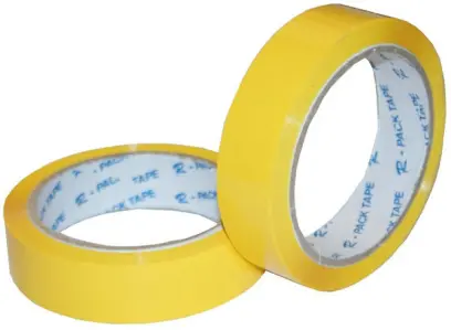 Páska lepicí 24 mm x 66 m barevná žlutá