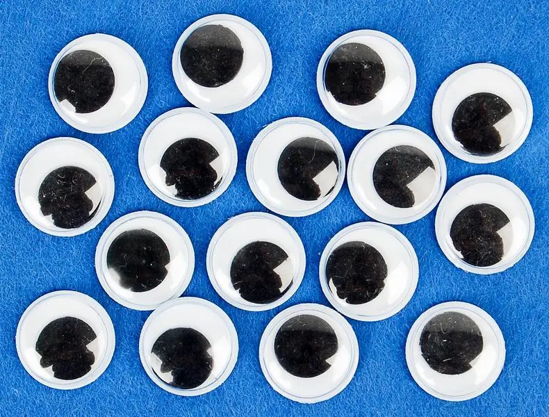 Oči samolepicí 15 mm