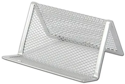 Stojánek na vizitky stříbrný