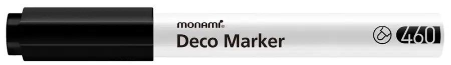 Popisovač nestíratelný Monami Deco 2 mm černý