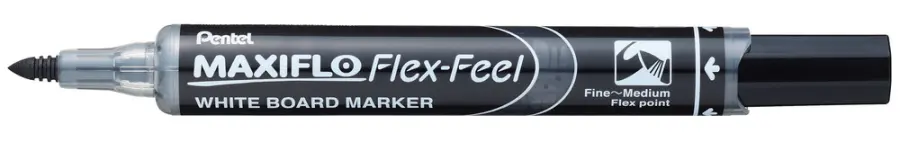 Popisovač na bílé tabule Maxiflo FlexFeel černý