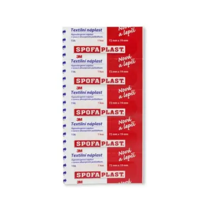 Náplast 3M Spofaplast textilní 72 x 19 mm 5 ks