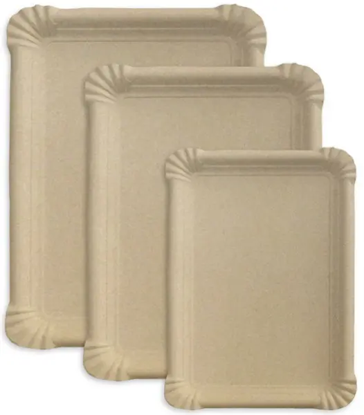 Tácek č.5 16 x 23 cm papírový Kraft hnědý 100 ks