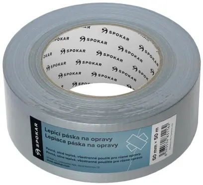 Páska lepicí 50 mm x 50 m stříbrná