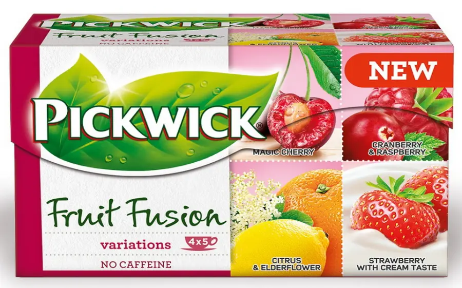 Čaj Pickwick variace ovoce s třešní 20 sáčků