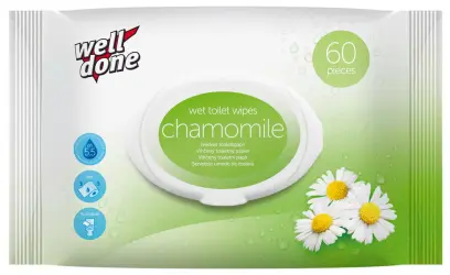 Papír toaletní vlhčený heřmánek 60 ks