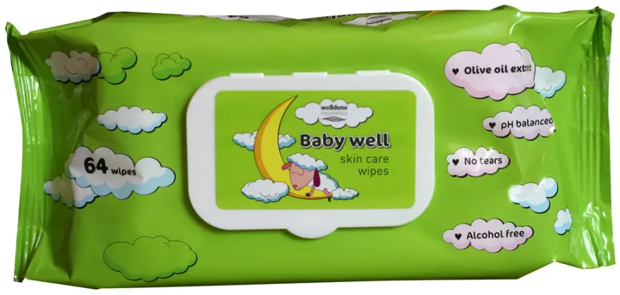 Ubrousky vlhčené olivový olej 72 ks