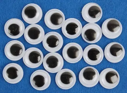 Oči samolepicí 6 mm