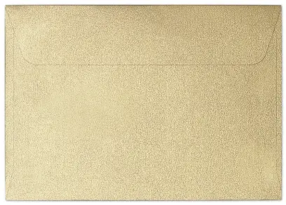 Obálka ozdobná B7 Pearl zlaté 10 ks