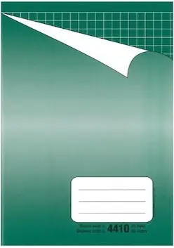 Sešit 4410 bezdřevý formá A4 40 listů čtverečkovaný/čistý