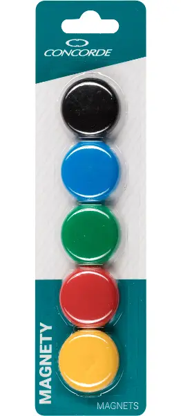 Magnety 35 mm 5 ks barevné