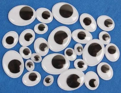 Oči samolepicí Mix oval