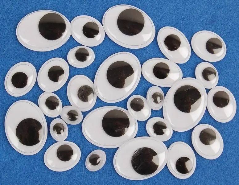 Oči samolepicí Mix oval