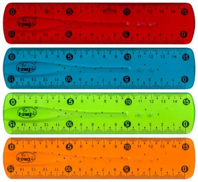 Pravítko 15 cm Line flexi mix