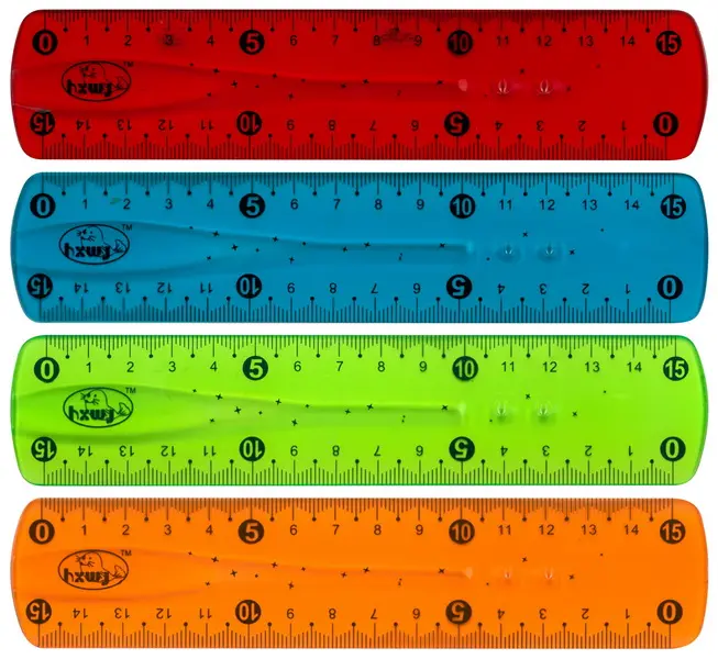 Pravítko 15 cm Line flexi mix