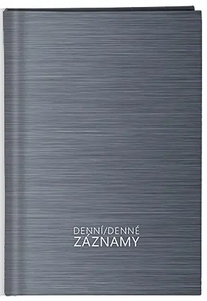 Denní záznamy A5 šedé