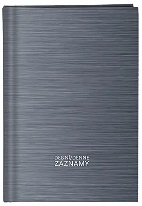 Denní záznamy A4 šedé