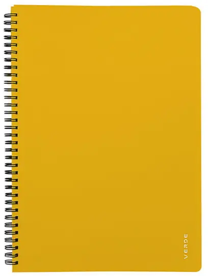 Blok spirálový A5 VERDE hořčicový