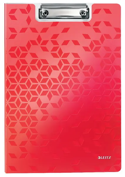 Deska s klipem A4 dvojitá Leitz WOW červená