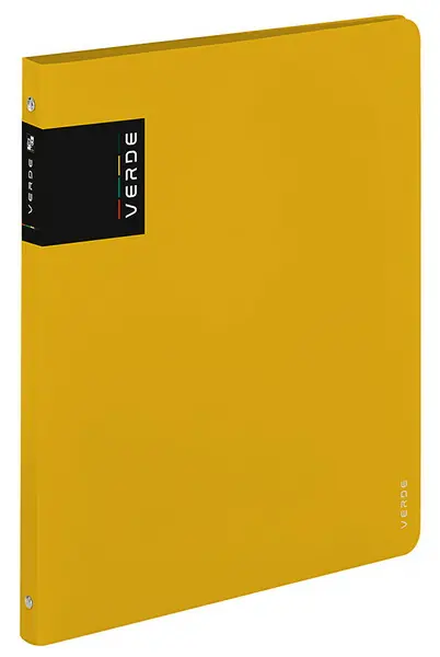 Pořadač 4 kroužkový 20 mm PP VERDE hořčicový