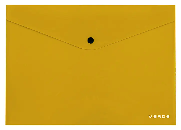 Obálka A5 s drukem VERDE hořčicová