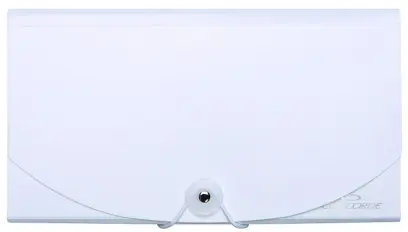 Organizér na dokumenty DL Concorde s gumou 13 kapes bílý