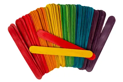 Dřívka dekorační Color velká