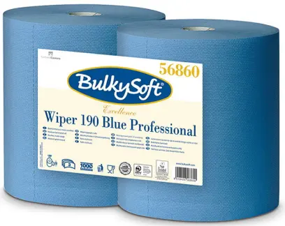 Utěrky průmyslové v roli modré 36cmx190m 3vrstvy 2ks