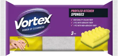 Houbičky kuchyňské profilované 3 ks