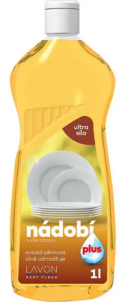 Prostředek na nádobí Lavon lemon Plus 1 l