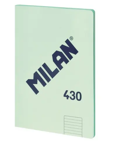 Sešit lepený MILAN série 1918 A4 linkovaný mátový
