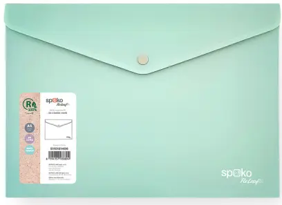 Obálka A5 s drukem ReLeaf PP SoftTouch zelená
