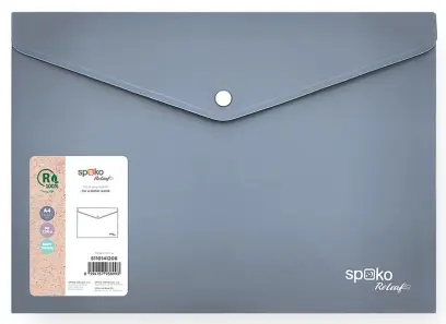 Obálka A4 s drukem ReLeaf PP SoftTouch šedá