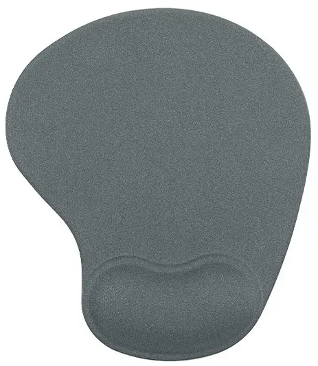 Podložka pod myš, ergonomická, gelová, mini, šedá, Powerton