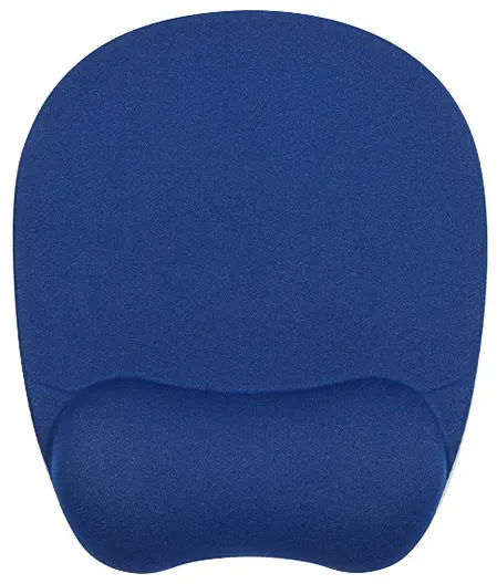 Podložka pod myš, ergonomická, paměťová pěna, námořnická modrá, Powerton