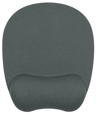 Podložka pod myš, ergonomická, paměťová pěna, šedá, Powerton