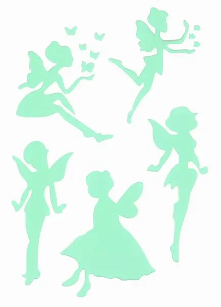 Šablona Silhouette 03 Fairies