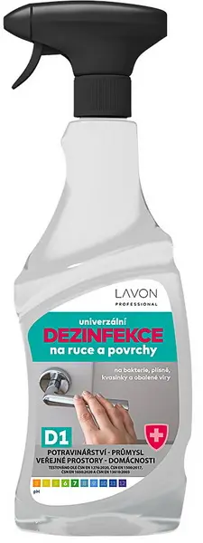 Dezinfekce univerzální LAVON na ruce a povrchy D1 500 ml