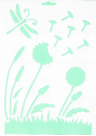 Šablona Silhouette 11 Dandelion