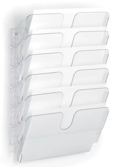 Odkladač prezentační A4 na šířku čirý 6 ks