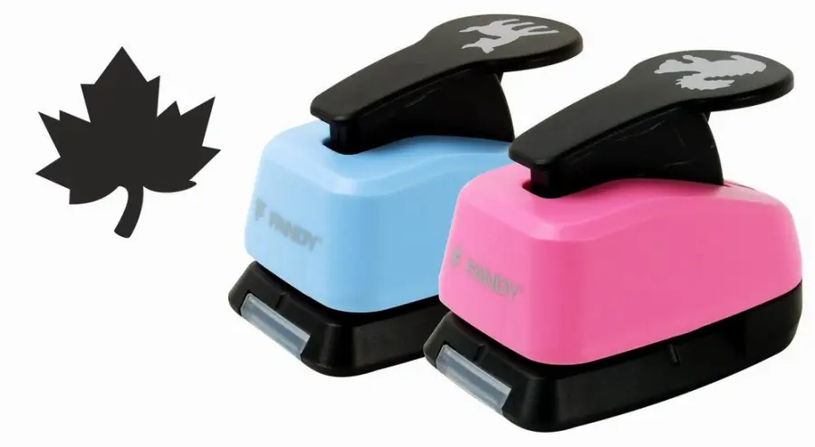 Děrovačka dekorační 25mm list 022