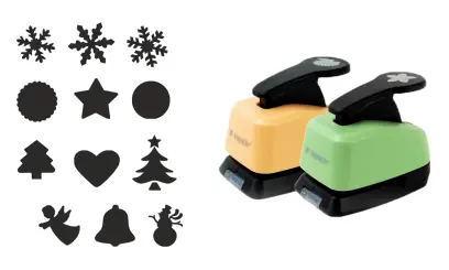 Děrovačka dekorační 16mm set D zima