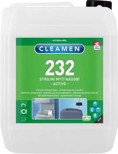 Prostředek na nádobí Cleamen 231 strojní oplach 5kg