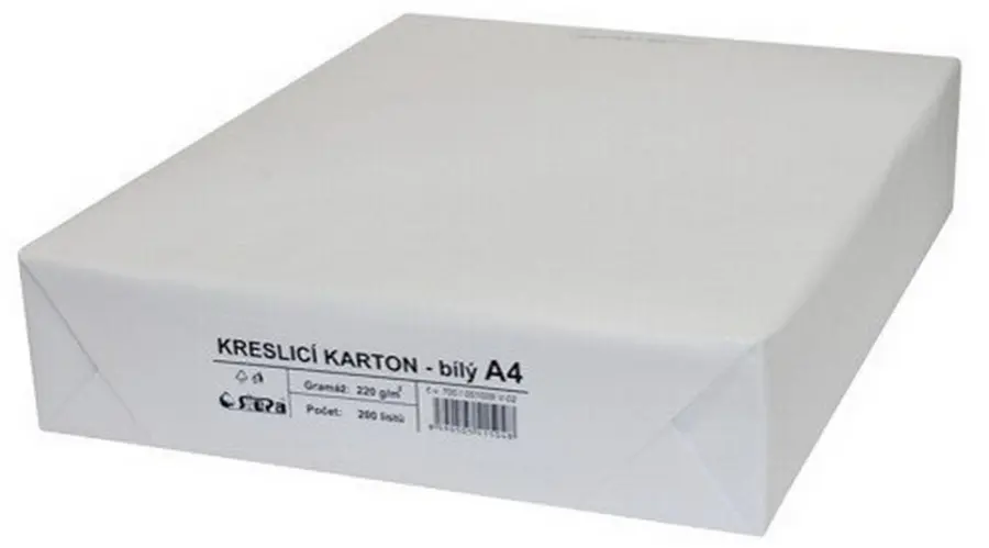 Karton A4 180 g kreslicí 200 archů